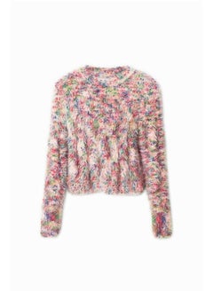 Multicoloured fur-effect jumper - pzsku/Z0509D08B1AD4E7A87189Z/45/_/1670312816/c6e53821-2545-4eee-bff5-8188f0e15577