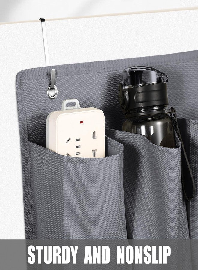 Berlune 2 Pcs RV Shoe Storage Pockets Bed 44.1 Inches Hanging RV Organizer with 10 Sturdy Hooks for Shoes Toys Tools Accessories(Gray) - Image 3