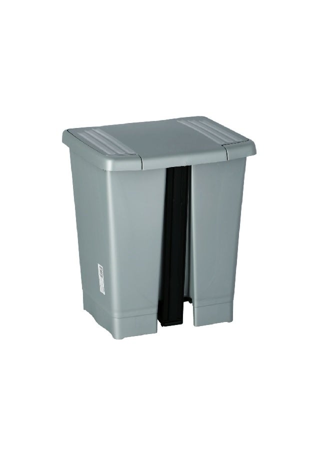 TATAY High Quality Rectangular Shaped Large Foot Pedal Bin with Lid Grey 23 L 1101406 - Image 5