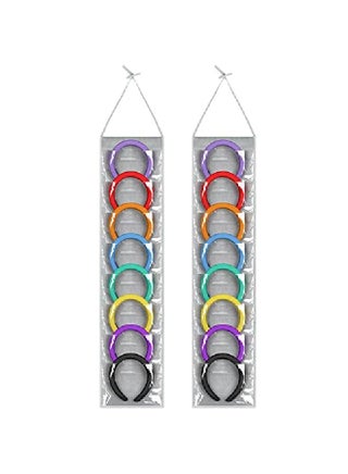Headband Storage Holder Padded Headband Organizer Hairbands Hanging Organizer With Pvc Clear Pockets Container Hair Accessory Hanging Hair Clasp Rack Display Stand (8.7 Inches Gray) - pzsku/Z0509FFC31E8F38F76FA6Z/45/_/1659518462/d04206d1-d557-4444-962f-54e529911ddd