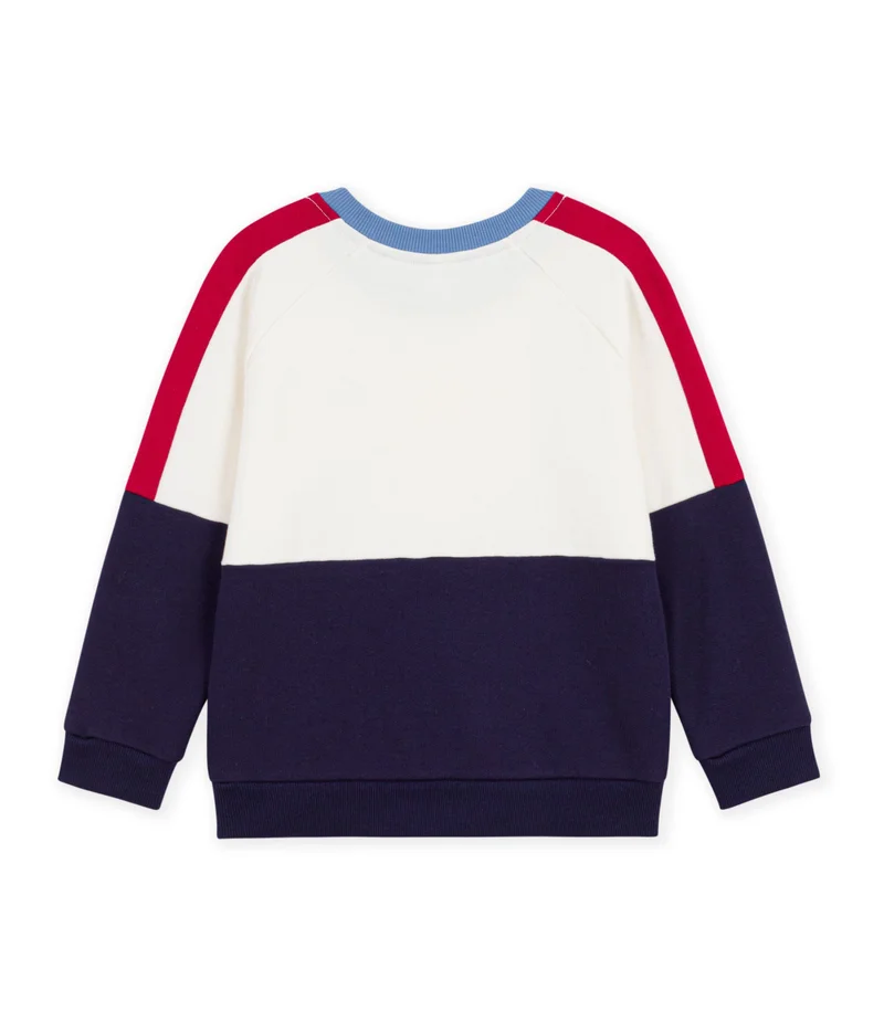 بيتي باتو Children's Plain Colourblock Cotton Sweatshirt