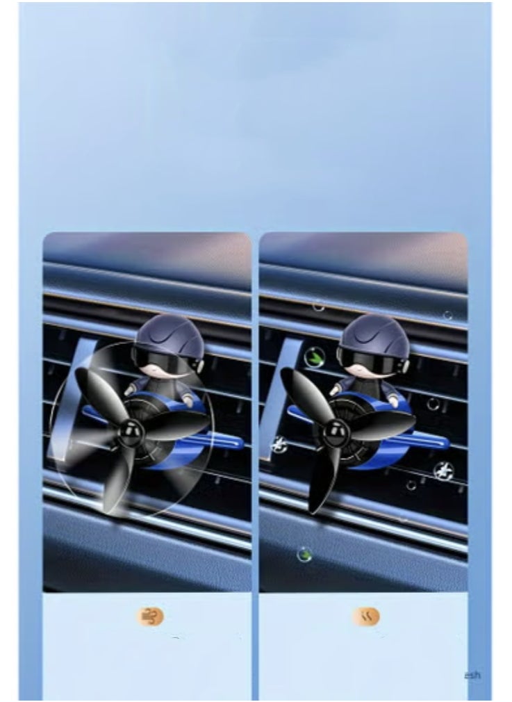 Luxurious Cartoon Ornament For The Car's Air Vent, With A Built-in Fragrance Diffuser For A Long-lasting Subtle Scent（Does not contain aromatherapy tablets）