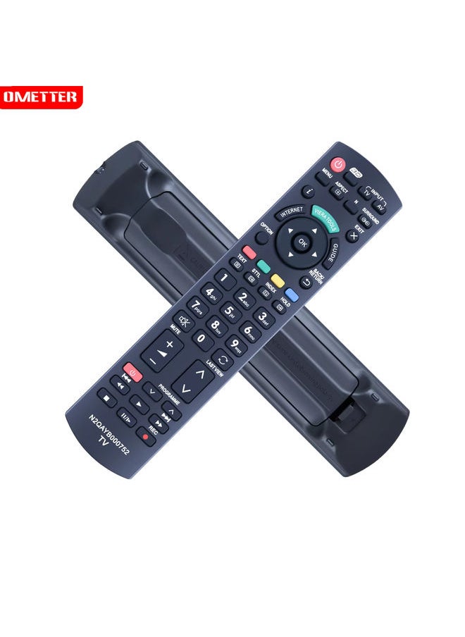 OMETTER - For PANASONIC TV REMOTE CONTROL N2QAYB000752 REPLACEMENT 3D VIERA INTERNET SMART TV - Image 1