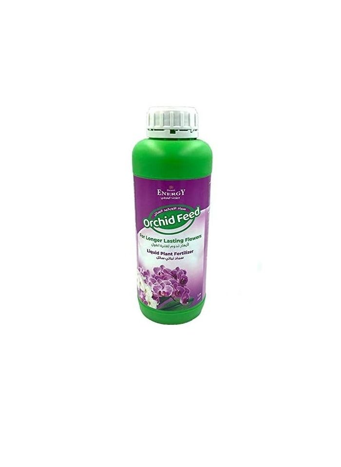 DESERT ENERGY Desert Energy Orchid Feed Liquid Plant Fertilizer MOCCAE Approved 1L  - Image 1