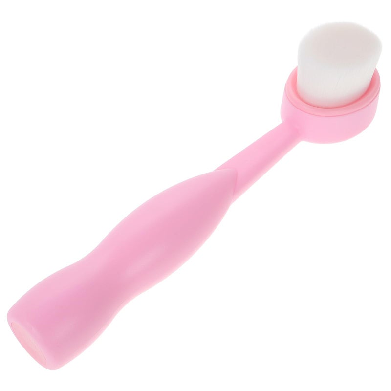 Pink Manual Facial Cleansing Brush for Blackhead Removal Deep Pore Cleaning Exfoliating Tool - Image 2