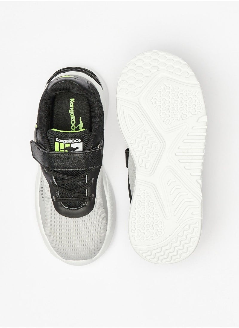 kangaROOS - Boys Panelled Sports Shoes with Hook and Loop Closure - Image 1