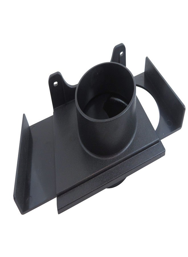 Taytools 4" Blast Gate Wall Mounting Bracket Anti Clog Self Cleaning ABS 4" OD for Dust Collection Systems 46250 - Image 4