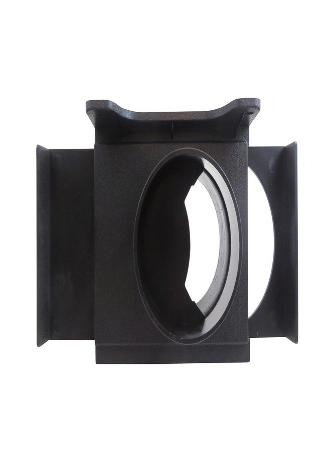 Taytools 4" Blast Gate Wall Mounting Bracket Anti Clog Self Cleaning ABS 4" OD for Dust Collection Systems 46250 - Image 1