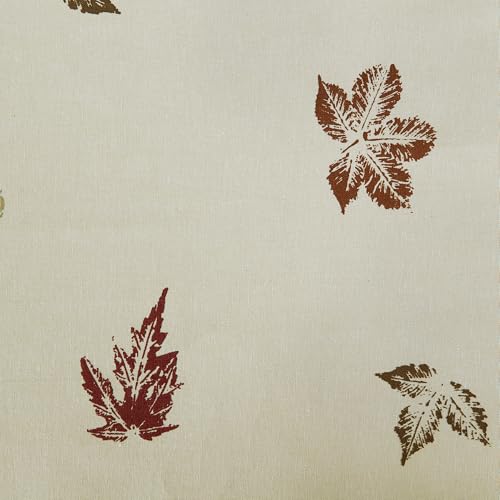 DII Rustic Autumn Leaves Kitchen Collection Thanksgiving Fall Table Dcor Tablecloth 60x84 - Image 3