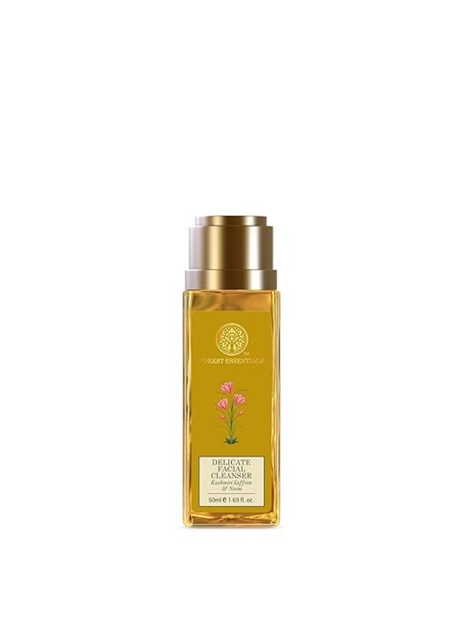 Forest Essentials Facial Cleanser Sandalwood & Orange Peel & Forest Essentials Delicate Facial Cleanser Kashmiri Saffron & Neem - Image 3