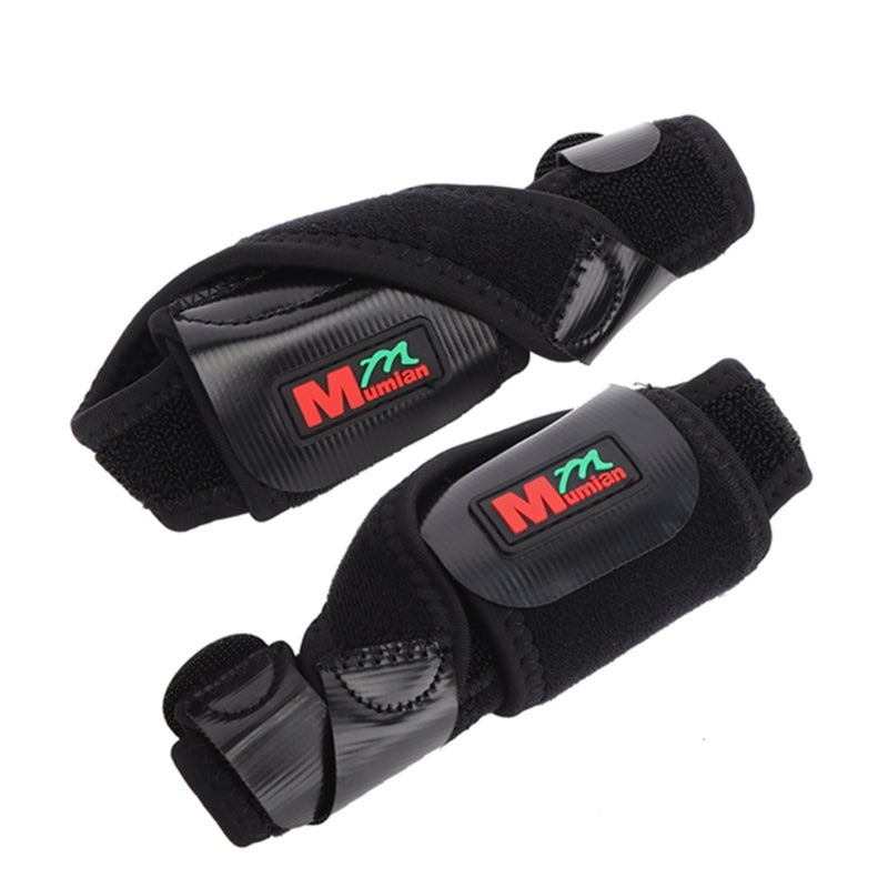 Bunion Corrector: Black M Size - Integrated Aluminum Splint Adjustable Strap Hallux Valgus Corrector for Bunion Pain Relief, Day Night Recovery - Image 1