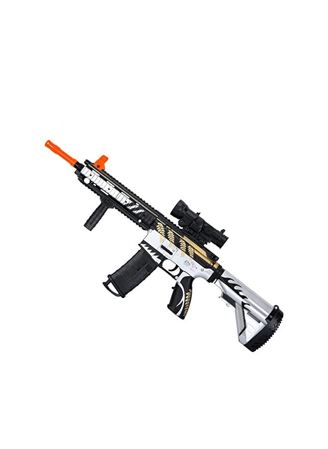 M416 Graffiti Gel Ball Blaster for Kids - Soft Bullet Shooting Game with Long-Range Shooting, Tactical Scope, and Accessories  - Image 2