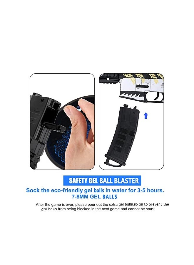 M416 Graffiti Gel Ball Blaster for Kids - Soft Bullet Shooting Game with Long-Range Shooting, Tactical Scope, and Accessories  - Image 3