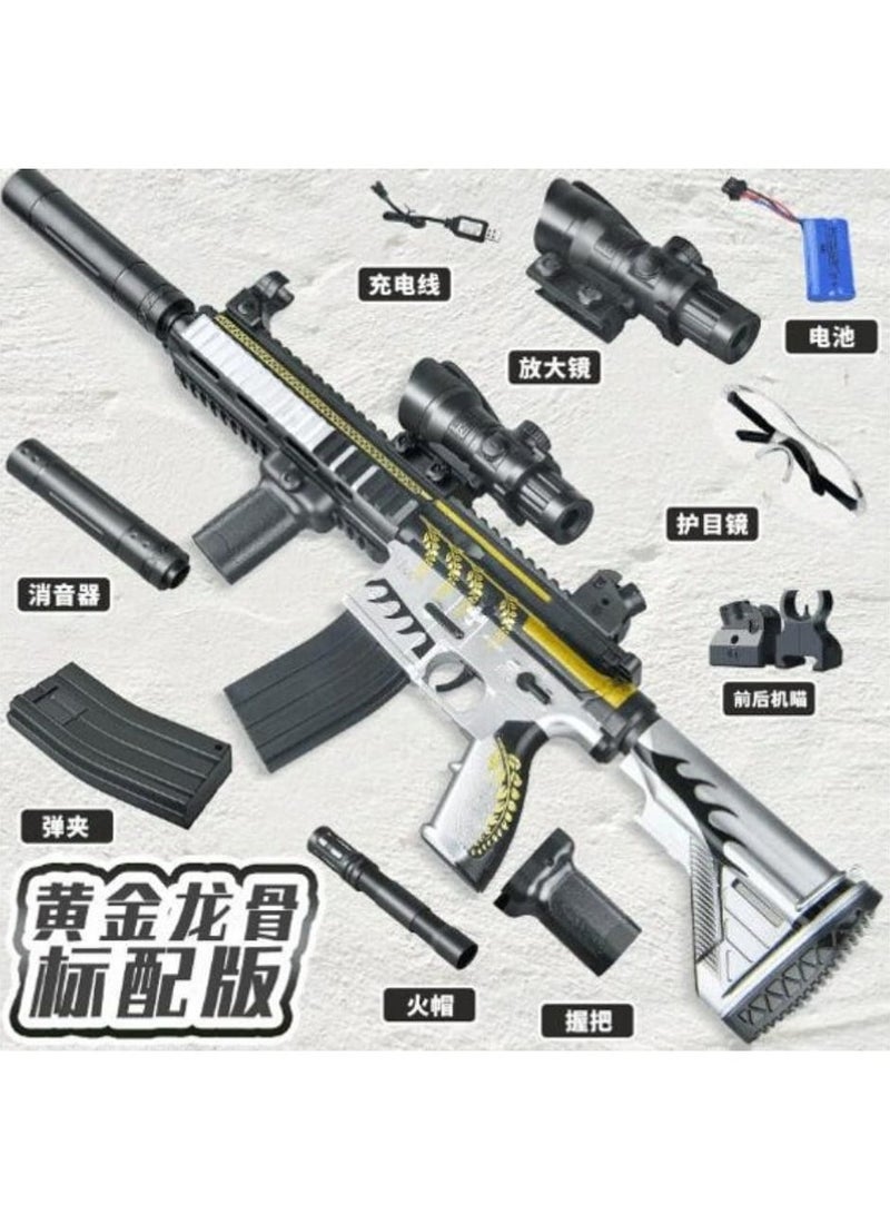 M416 Graffiti Gel Ball Blaster for Kids - Soft Bullet Shooting Game with Long-Range Shooting, Tactical Scope, and Accessories  - Image 4