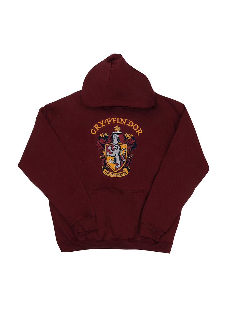 Harry Potter Harry Potter Boys Gryffindor Crest Hoodie - Burgundy  - Image 1