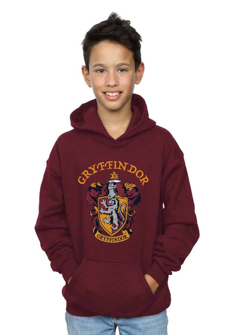 Harry Potter Harry Potter Boys Gryffindor Crest Hoodie - Burgundy  - Image 3