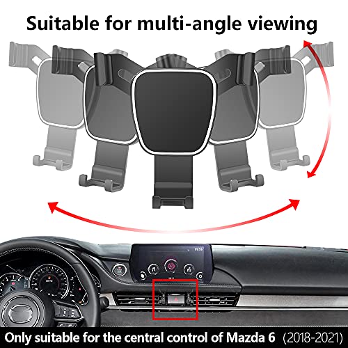 musttrue Car Phone Holder for Mazda 6 2018 2019 2020 2021 Auto Accessories Navigation Bracket Interior Decoration Mobile Cell Phone Mount - Image 5