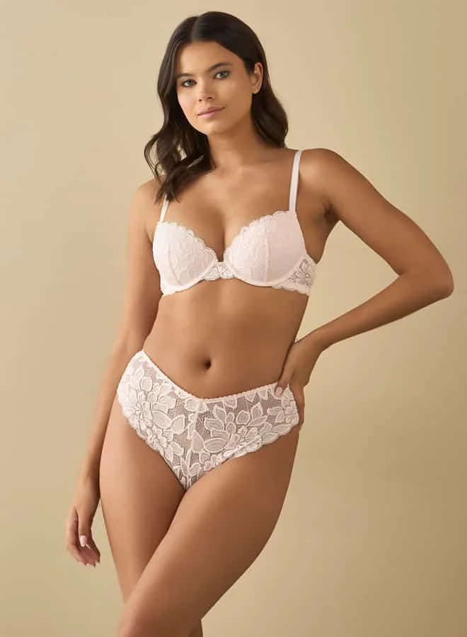 Splash FAV Set of 3 - Lace Detail Push-Up Bra