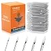 Autdor Piercing Needles 100Pcs Mixed 12G 14G 16G 18G 20G Sterile 316L Stainless Steel Hollow Needles for Ear Nose Septum Belly Professional Body Piercing Needles Piercing Kit - Image 2