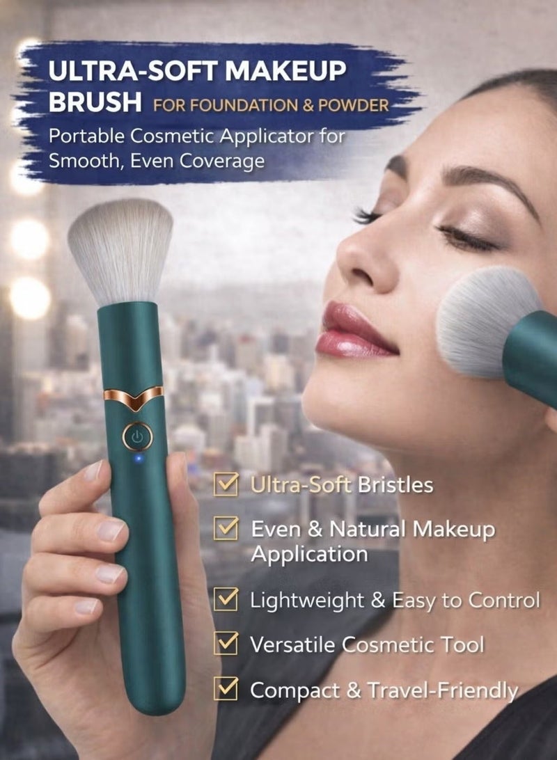ARNOTEC Ultra-Soft Makeup Brush for Foundation & Powder – Portable Cosmetic Applicator for Smooth, Even Coverage - Image 2