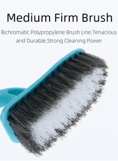 KASTWAVE Scrubbing Brush with Ergonomic Handle and Durable Bristles, Bathroom, Bath, Tile, Floor, Kitchen Cleaning Brush（2 Pack）  - Image 4