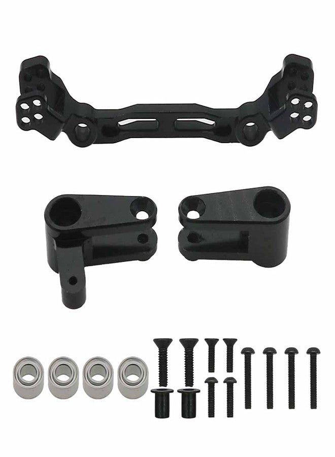 Rcawd Alloy Steering Parts Set Compatible with Arrma 3s Blx Upgrade Parts Steering Saver for Arrma New Old Big Rock Arrma Typhon Arrma Mega550 Arrma Vorteks Arrma Senton Arrma Granite Black - Image 5