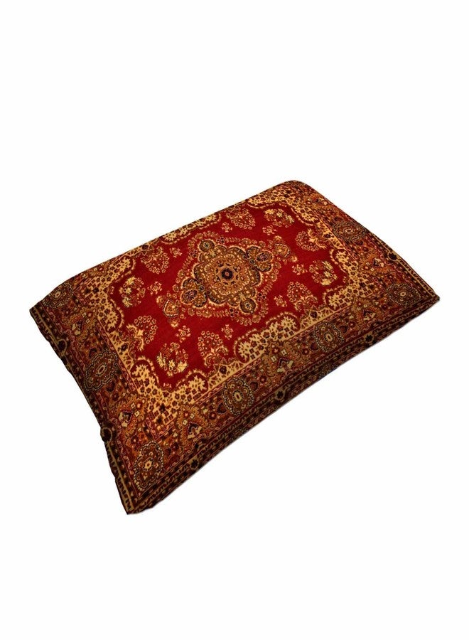 Mugod Rectangle Pillow Cover Red Oriental Persian Carpet Pattern,Pillow Case for Bed Couch Sofa Decor 20x30 Inches - Image 3