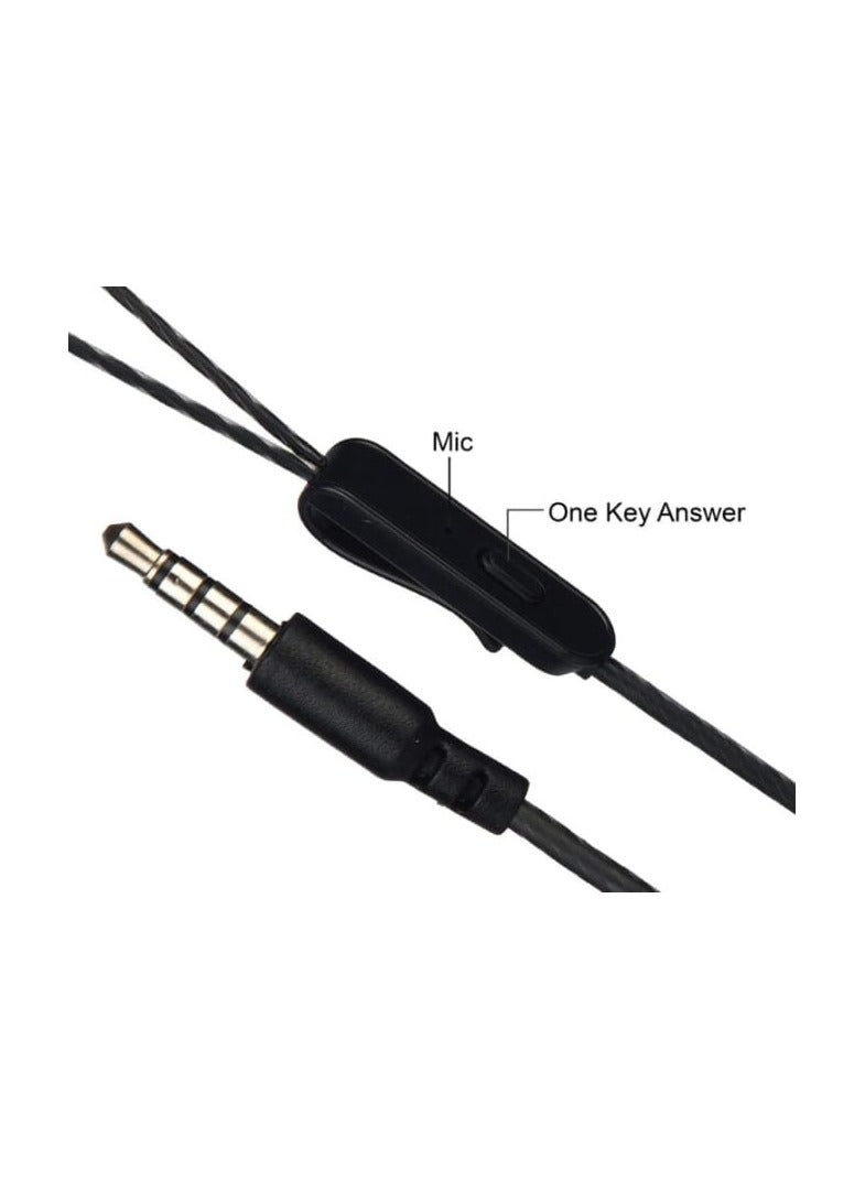 Blue Spectrum in-ear headphones for smartphones, black - Image 3