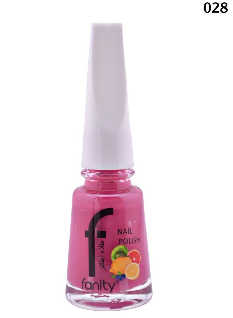 Fanity Nail Polish – Shade 028 + Free Nail Polish Remover - Image 1