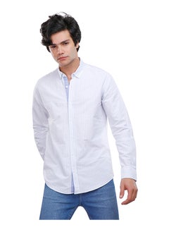 Coup - Stripe Oxford Shirt with Long Sleeves