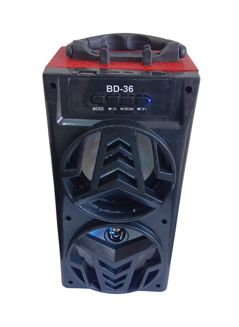 Portable Bluetooth Speaker with FM And Micro-SD Card Slot for All Smartphones. - Image 2