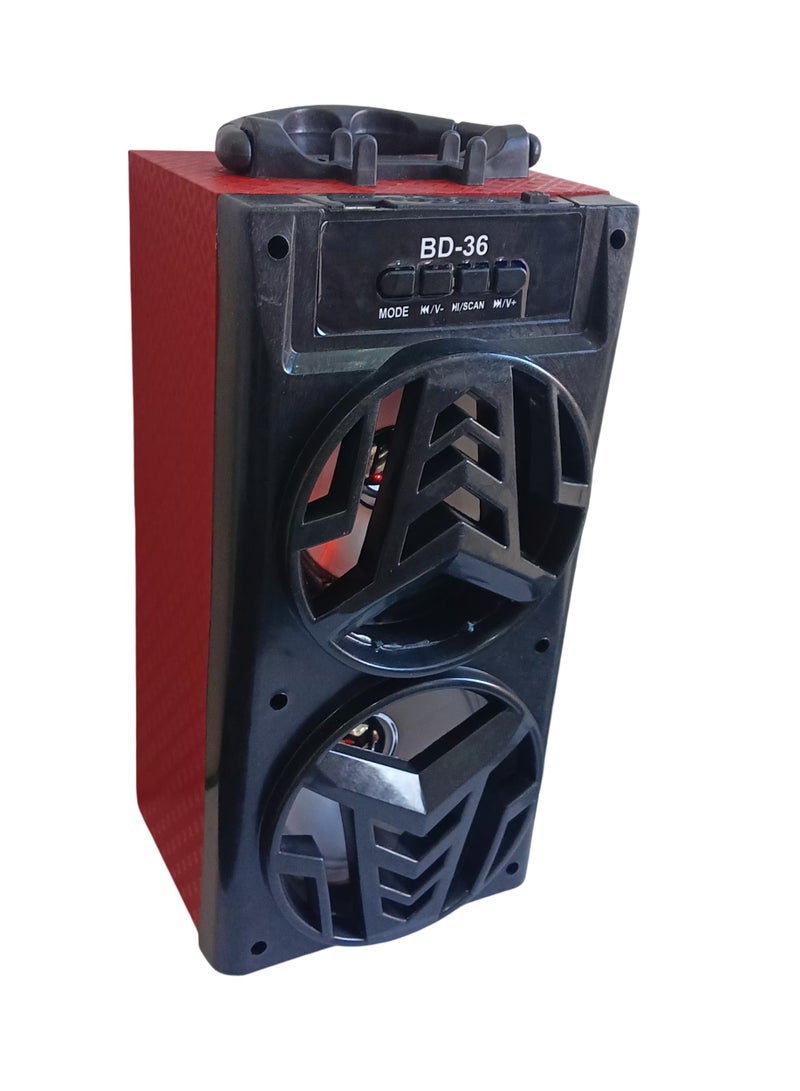 Portable Bluetooth Speaker with FM And Micro-SD Card Slot for All Smartphones. - Image 1