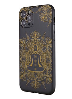 MOBILIUS for iPhone 11 Pro Max Case, Shockproof Protective Phone Case Cover for iPhone 11 Pro Max, with Meditation Pattern  - Image 1