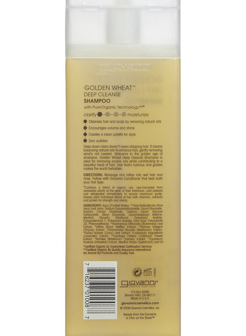 جيوفاني شامبو التنظيف العميق بالقمح الذهبي من جيوفاني - 250 مل - Image 2