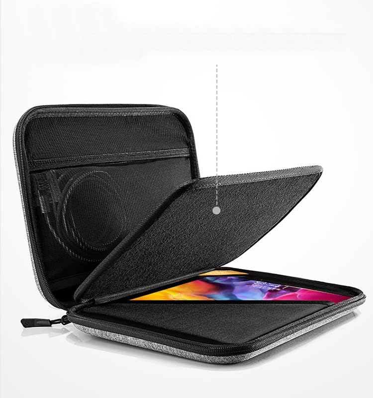 ProElite Hard Shell Tablet Sleeve Case Upto 11.5" for Apple iPad 10.2/iPad 10.9/Pro 11/ iPad 9.7//Lenovo/Galaxy Tab A9 Plus/S7/S8/S9/Realme Pad 2/Honor Pad X9/Xiaomi Mi pad 7/Redmi Pad, Black - Image 5