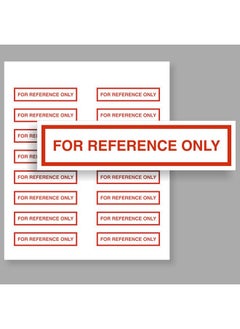 SmartSign For Reference Only Labels | Pack Of 160 2" X 0.5" Writeon Removable Vinyl Stickers  - Image 1