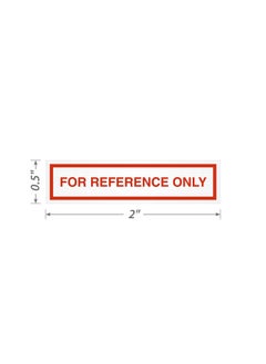 SmartSign For Reference Only Labels | Pack Of 160 2" X 0.5" Writeon Removable Vinyl Stickers  - Image 3