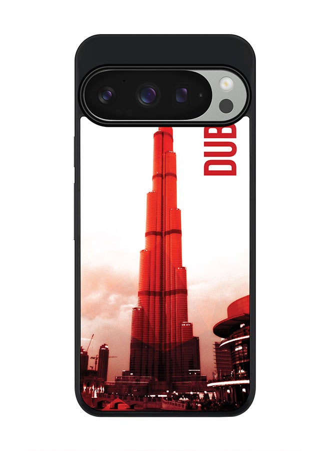Stylizedd For Google Pixel 9 Pro Case,Slim fit Camera Protection, Shockproof Thin Phone cover - Dubai - The Burj - Image 1