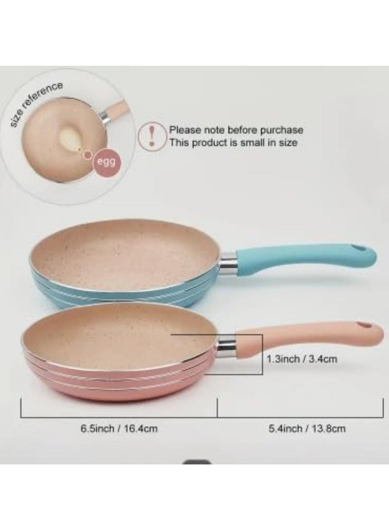 Mini Granite Frying Pan – 16cm Non-Stick Skillet for Steak, Fried Eggs, Beef & Pancakes
