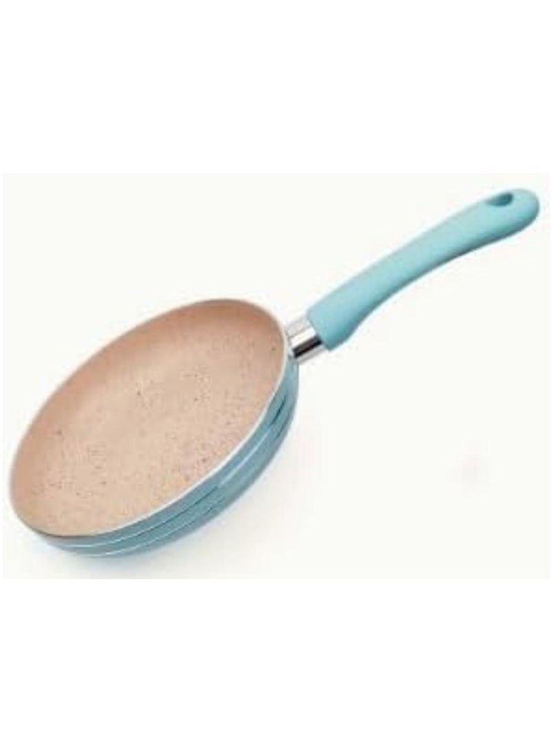 Mini Granite Frying Pan – 16cm Non-Stick Skillet for Steak, Fried Eggs, Beef & Pancakes