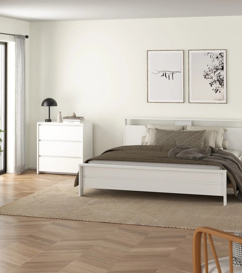 Furniture Store Modern MDF nightstand - Height 75 cm - Width 70 cm - Depth 40 cm, from Furniture Store. - Image 2