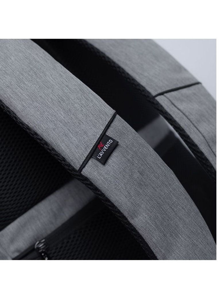 L'avvento - L'AVVENTO BG57A Laptop Backpack fits up to 15.6" - Gray - Image 1
