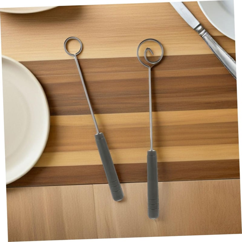 Stainless Steel Fondue Forks Set with Cheese and Chocolate Dipping Tools, 12pcs Hand Forks for Fondue Parties and DIY Decorating, Heat Resistant Utensils for Hot Pot and Dessert - Image 4