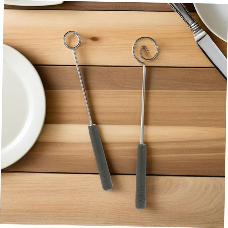 Stainless Steel Fondue Forks Set with Cheese and Chocolate Dipping Tools, 12pcs Hand Forks for Fondue Parties and DIY Decorating, Heat Resistant Utensils for Hot Pot and Dessert - Image 5