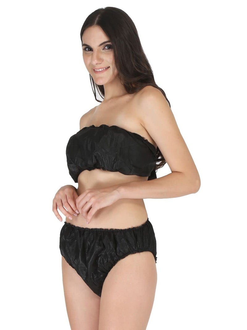 M's Solutions & Enterprises unisex-adult Non Woven Spunlace Briefs (Pack of 20) (MSE-BLACK PANTIE-20_Black_S) - Image 4