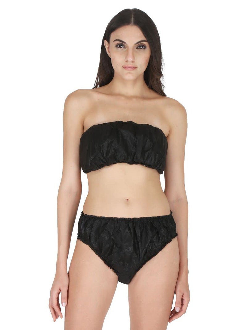M's Solutions & Enterprises unisex-adult Non Woven Spunlace Briefs (Pack of 20) (MSE-BLACK PANTIE-20_Black_S) - Image 2