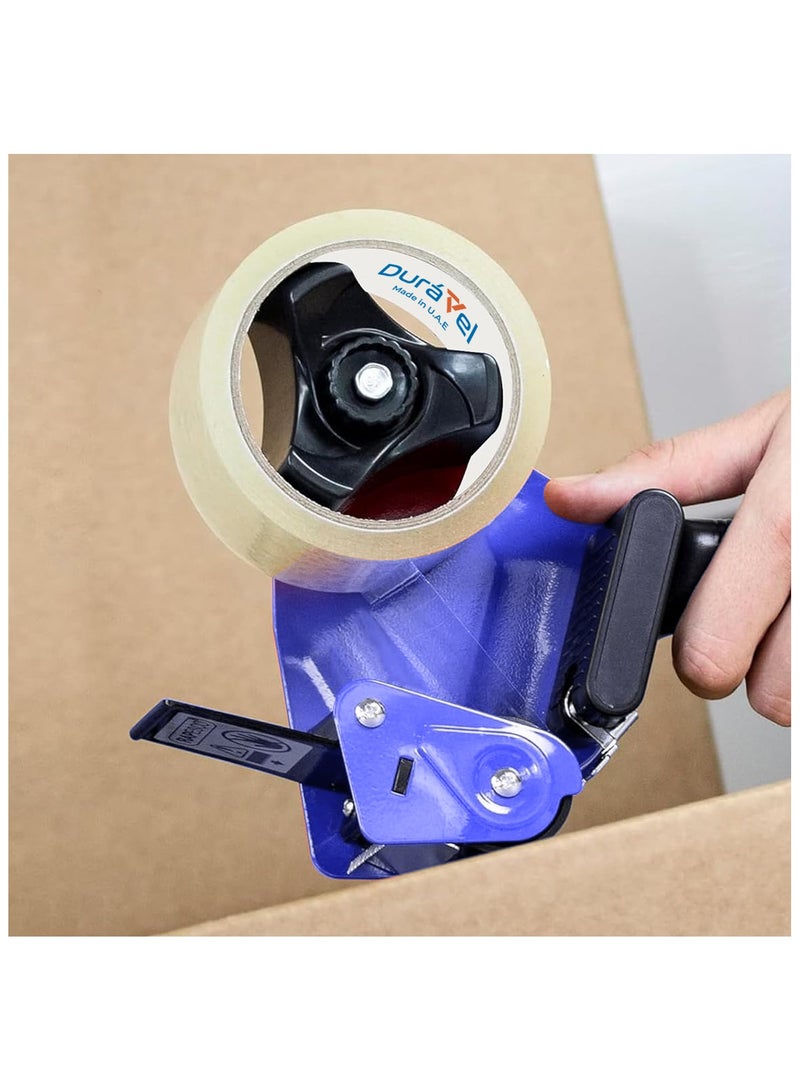 Duravel Clear Packing Tape, 2 inches x 50 yards Strong Heavy Duty Packaging Tape for Sealing Parcel Boxes, Moving Boxes Houses, Large Postal Bags, Office Supplies [1 Roll] - Image 2