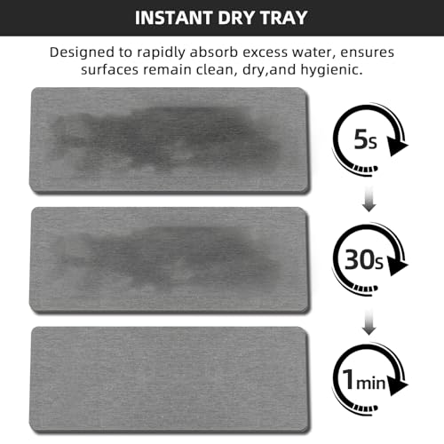 RYTOXILO Dish Soap Dispenser for Kitchen, 16.9 fl oz Black Hand and Dish Soap Dispenser Set, Kitchen Soap Dispenser with Sponge Holder, Brush Holder and Loofah Sponge, Countertop Sink Organizer Accessories - Image 4