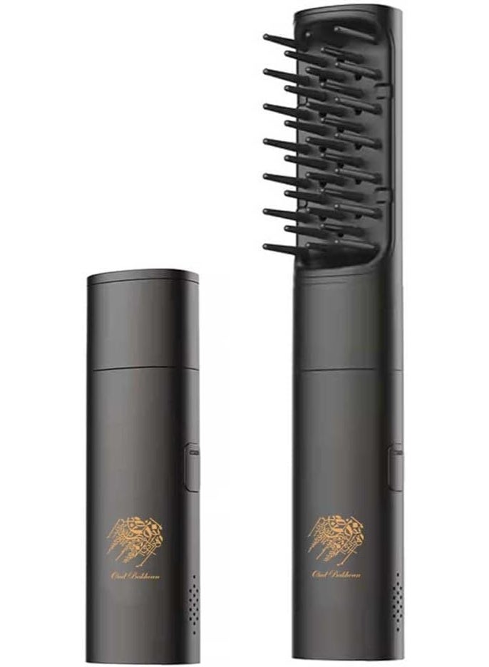 بخور مشط الشعر الكهربائي بالعود - محمول وقابل لإعادة الشحن - Image 1