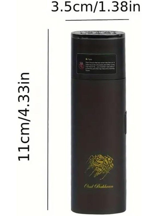 بخور مشط الشعر الكهربائي بالعود - محمول وقابل لإعادة الشحن - Image 2